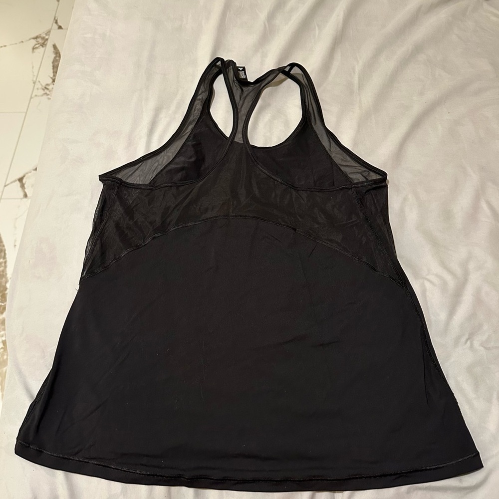 Victoria’s Secret Sports Womens Mesh Tank Top Sleeveless Black Size Medium - Picture 6 of 10